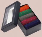 100% woolen socks colorful boxes
