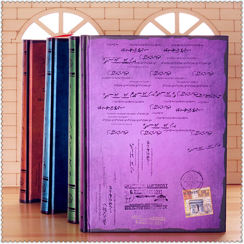 hardcover binding embossed notebook,Notebooks series