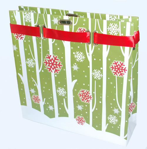 snowflake carrier bag ,Gift bags series